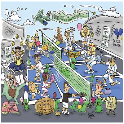 Sunsout Pickleball Play 1000 pc  Jigsaw Puzzle Image 1