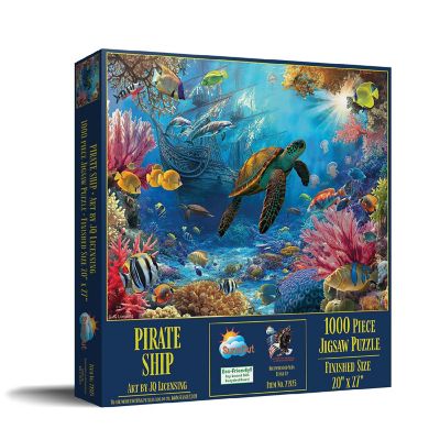 Sunsout Pirate Ship 1000 pc  Jigsaw Puzzle Image 1