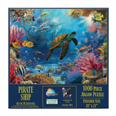 Sunsout Pirate Ship 1000 pc  Jigsaw Puzzle Image 2