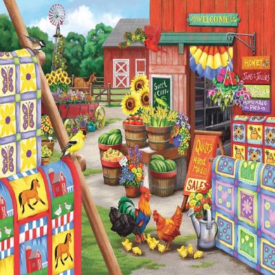 Sunsout Quilts 300 pc  Jigsaw Puzzle Image 1