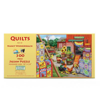 Sunsout Quilts 300 pc  Jigsaw Puzzle Image 2