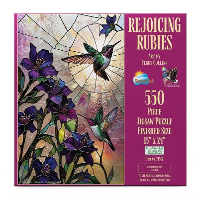 Sunsout Rejoicing Rubies 550 pc  Jigsaw Puzzle Image 2