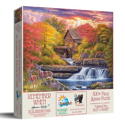 Sunsout Remember When 500 pc Large Pieces Jigsaw Puzzle Image 1