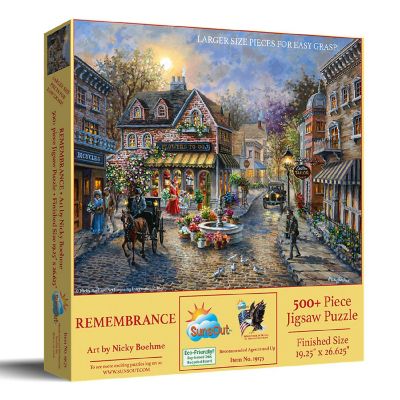 Sunsout Remembrance 500 pc Large Piece Jigsaw Puzzle Image 1