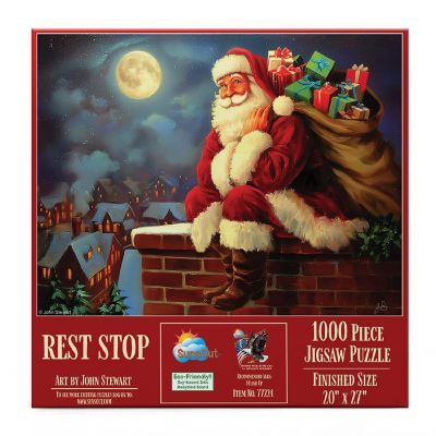 Sunsout Rest Stop 1000 pc  Jigsaw Puzzle Image 2