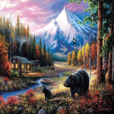 Sunsout Routine Visitors 550 pc  Jigsaw Puzzle Image 1