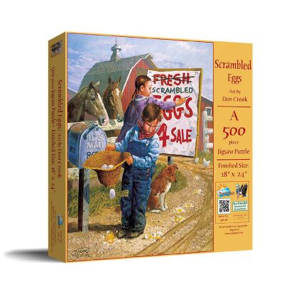 Sunsout Scrambled Eggs 500 pc  Jigsaw Puzzle Image 1