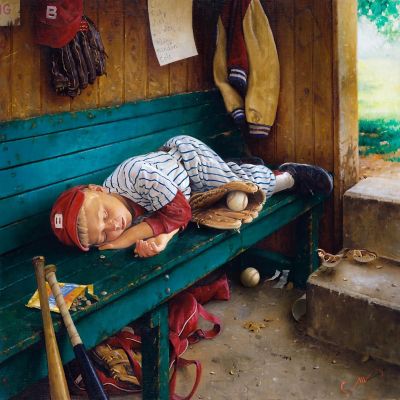 Sunsout Seventh Inning Stretch 500 pc  Jigsaw Puzzle Image 1