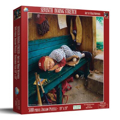 Sunsout Seventh Inning Stretch 500 pc  Jigsaw Puzzle Image 1