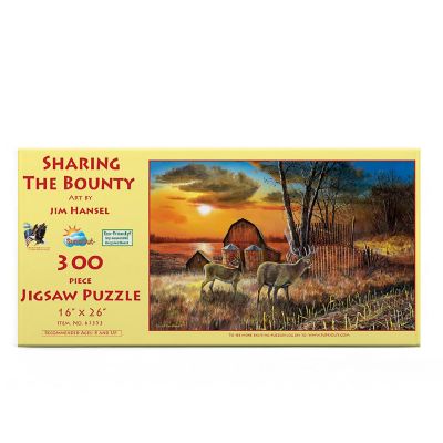 Sunsout Sharing the Bounty 300 pc  Jigsaw Puzzle Image 2