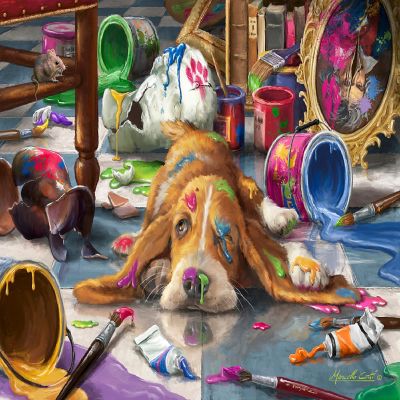Sunsout Splat 500 pc  Jigsaw Puzzle Image 1