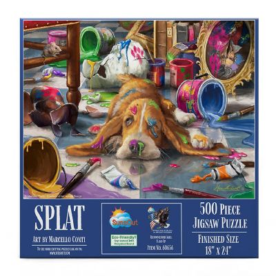 Sunsout Splat 500 pc  Jigsaw Puzzle Image 2
