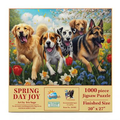 Sunsout Spring Day Joy 1000 pc  Jigsaw Puzzle Image 2