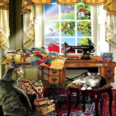 Sunsout The Sewing Room 1000 pc  Jigsaw Puzzle Image 1