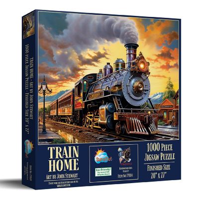 Sunsout Train Home 1000 pc  Jigsaw Puzzle Image 1