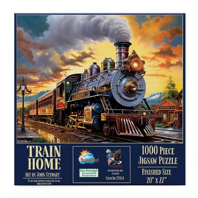 Sunsout Train Home 1000 pc  Jigsaw Puzzle Image 2