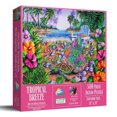 Sunsout Tropical Breeze 500 pc  Jigsaw Puzzle Image 1
