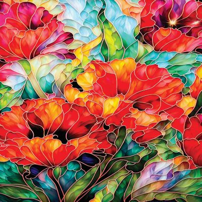 Sunsout Tulips 1000 pc  Jigsaw Puzzle Image 1