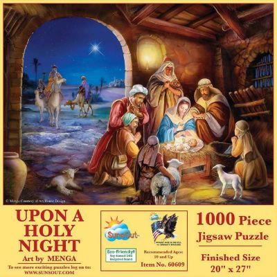 Sunsout Upon A Holy Night 1000 pc  Jigsaw Puzzle Image 2