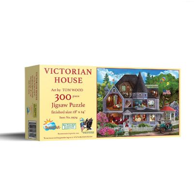 Sunsout Victorian House 300 pc  Jigsaw Puzzle Image 1