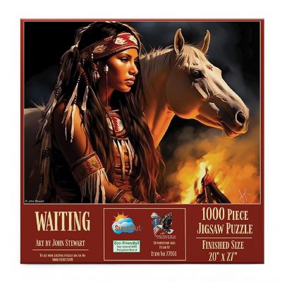 Sunsout Waiting 1000 pc  Jigsaw Puzzle Image 2