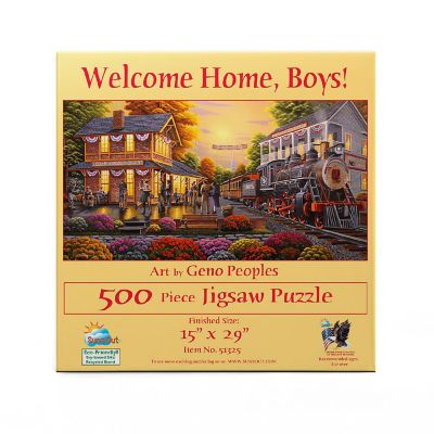 Sunsout Welcome Home Boys 500 pc  Jigsaw Puzzle Image 2