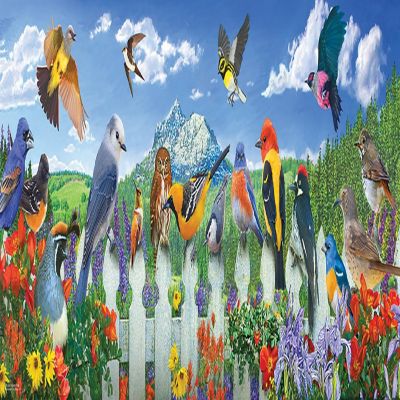 Sunsout Western Birds 500 pc  Jigsaw Puzzle Image 1