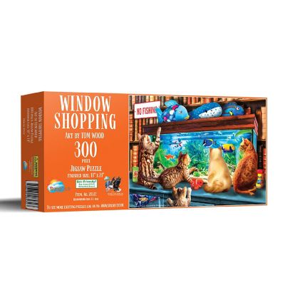 Sunsout Window Shopping 300 pc  Jigsaw Puzzle Image 1