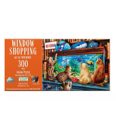 Sunsout Window Shopping 300 pc  Jigsaw Puzzle Image 2