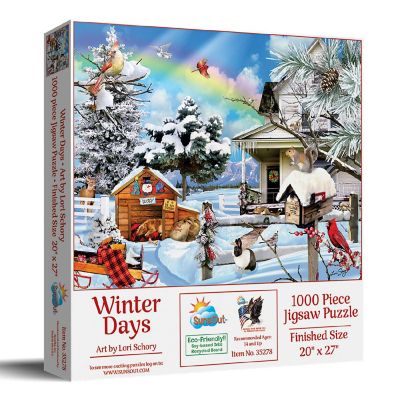 Sunsout Winter Days 1000 pc  Jigsaw Puzzle Image 1