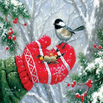 Sunsout Winter Encounter 300 pc  Jigsaw Puzzle Image 1