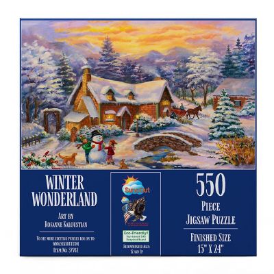 Sunsout Winter Wonderland 550 pc  Jigsaw Puzzle Image 2