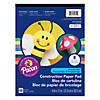 SunWorks Heavyweight Construction Paper Pad, 8 Assorted Colors, 9" x 12", 48 Sheets Per Pack, 12 Packs Image 1