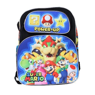 Super Mario 16 Inch 3D Molded Kids Backpack Image 1