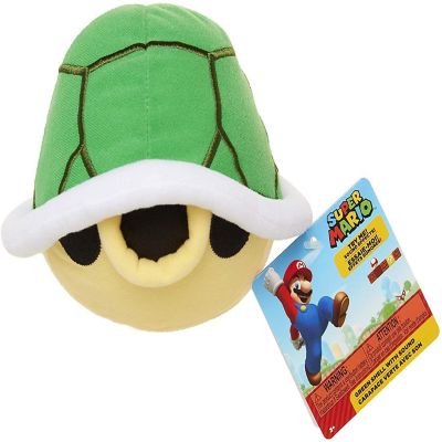 Super Mario Bros. 8 Inch Turtle Shell Plush with Sound Image 1