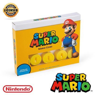 Super Mario Bros. Coin String Lights Image 1