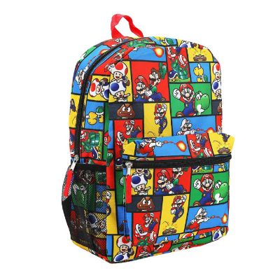 Super Mario Brothers All-Over Print 18" Backpack Image 1