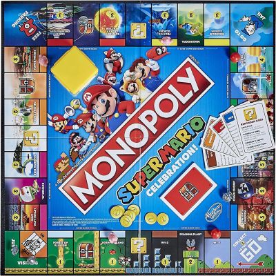 Super Mario Celebration Monopoly Board Game Image 1