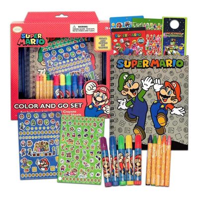 Super Mario Color &amp; Go Art Set Image 1
