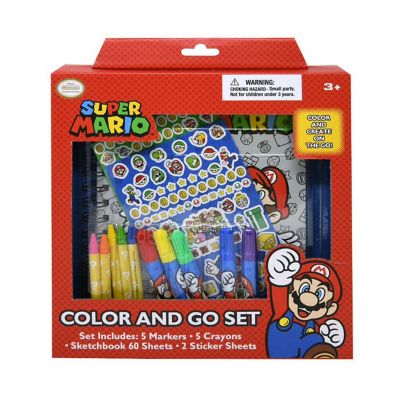 Super Mario Color & Go Art Set Image 1