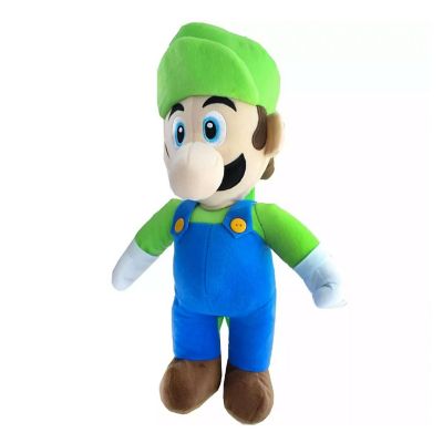Super Mario Luigi 17 Inch Plush Backpack Image 1