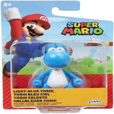 Super Mario World of Nintendo 2.5 Inch Figure  Light Blue Yoshi Image 1