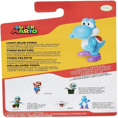 Super Mario World of Nintendo 2.5 Inch Figure  Light Blue Yoshi Image 2