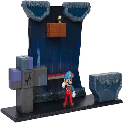 Super Mario World of Nintendo 2.5 Inch Figure Underground Deluxe Diorama Playset Image 1