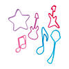 Super-Sized Glitter Rock Star Fun Bands Image 1
