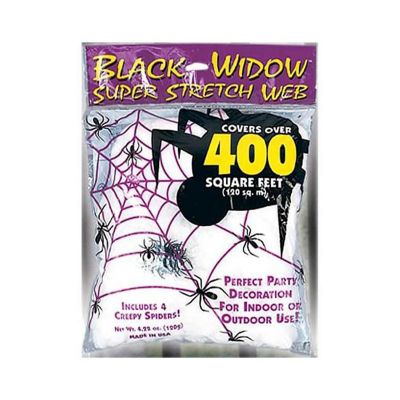 Super Stretch White Spider Web Prop 4.2 Oz Image 1