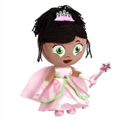 Super Why! Princess Presto Pea with Dress Plush Doll PBS Kids Show Mighty Mojo Image 2