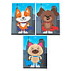 Superhero Animals Sticker Scenes - 12 Pc. Image 1