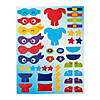 Superhero Animals Sticker Scenes - 12 Pc. Image 2