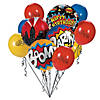 Superhero Birthday Mylar Balloon Bouquet - 17 Pc. Image 1